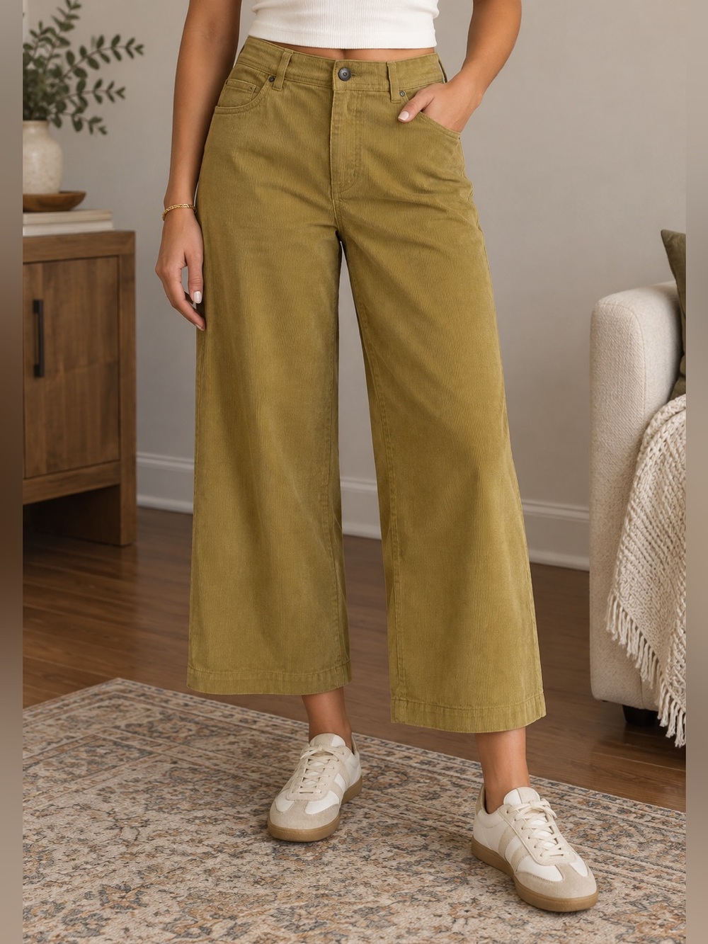 Est. 1946 by Cato Mustard Yellow Corduroy Pants Size 14
